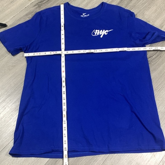 Nike NEW York City Royal Blue Screen Print Short Sleeve Tee size XL - Picture 7 of 11